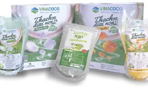 3 sản phẩm thạch dừa Vinacoco được công nhận OCOP 4 sao