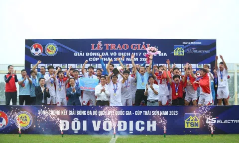 Đội tuyển U17 Viettel vô địch Giải bóng đá U17 Quốc gia 2023