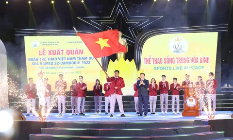 Lễ xuất quân Đoàn Thể thao Việt Nam tham dự SEA Games 32
