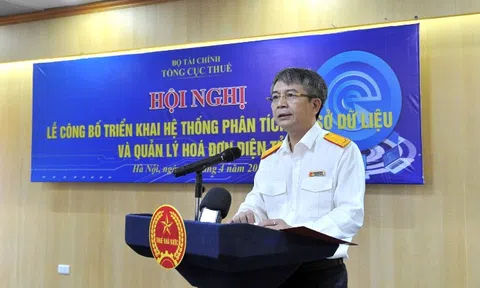 Công bố triển khai  “Hệ thống phân tích cơ sở dữ liệu và quản lý hóa đơn điện tử”