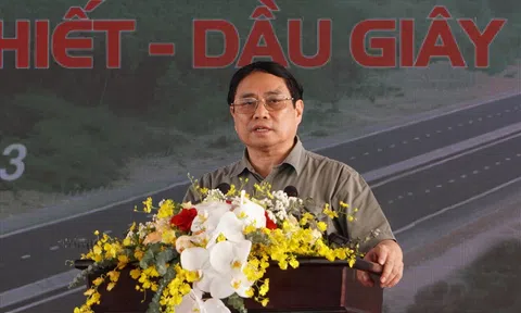 Thủ tướng Phạm Minh Chính dự lễ khánh thành cao tốc Phan Thiết - Dầu Giây