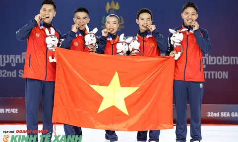 Đội tuyển Aerobic Việt Nam vô địch tuyệt đối tại SEA Games 32