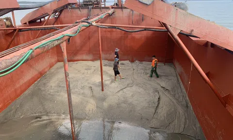 TP. Hồ Chí Minh: Liên tiếp bắt giữ các phương tiện vận chuyển, khai thác cát trái phép