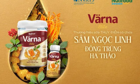 Nhãn hàng Värna - Nutifood Thụy Điển ra mắt sản phẩm sữa cao cấp Värna Elite