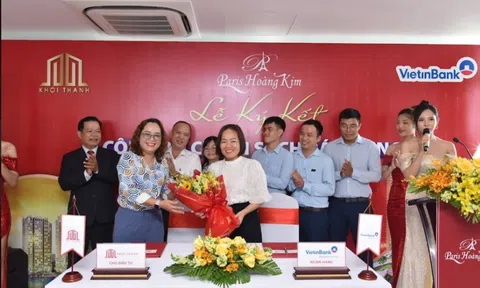 Công ty Khởi Thành ký kết cùng VietinBank, mở bán giai đoạn 2 dự án Paris Hoàng Kim
