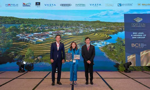 BIM Land tiếp tục được vinh danh “Top 10 chủ đầu tư hàng đầu Việt Nam”