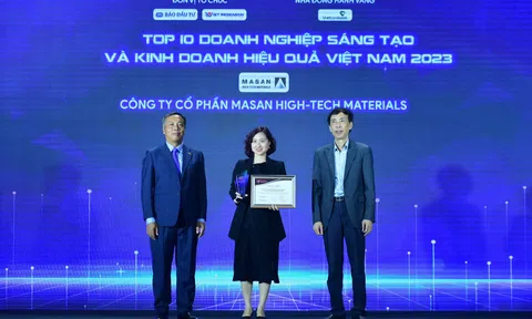 Masan High-Tech Materials được vinh danh Top 10 Doanh nghiệp Sáng tạo và Kinh doanh hiệu quả