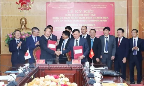 Tập đoàn Sumitomo Corporation của Nhật Bản cam kết đầu tư hơn 400 triệu USD vào Thanh Hóa