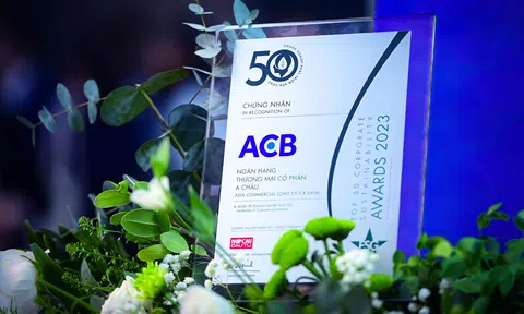Ngân hàng ACB thuộc "Top 50 Doanh nghiệp phát triển bền vững tiêu biểu Việt Nam 2023"