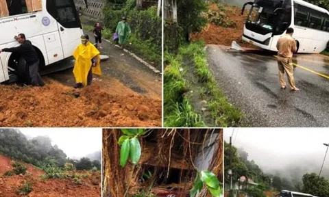 Sẻ chia mất mát với gia đình các chiến sỹ Cảnh sát Giao thông và người dân gặp nạn vụ sạt lở trên đèo Bảo Lộc
