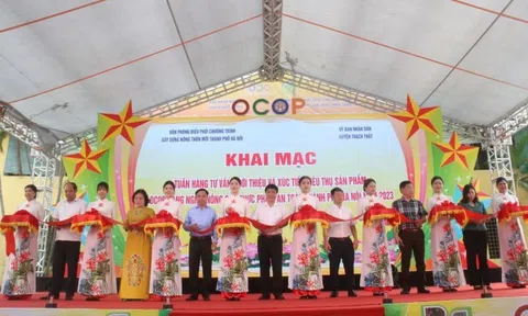 Hà Nội khai mạc Tuần hàng tiêu thụ sản phẩm OCOP và nông sản an toàn