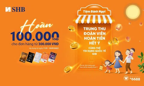 Mừng Tết đoàn viên, SHB ưu đãi hoàn tiền dành cho chủ thẻ tín dụng quốc tế