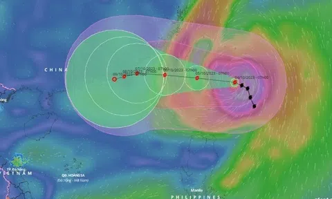 Bão Koinu đi vào Biển Đông nhưng ít có khả năng ảnh hưởng tới đất liền Việt Nam