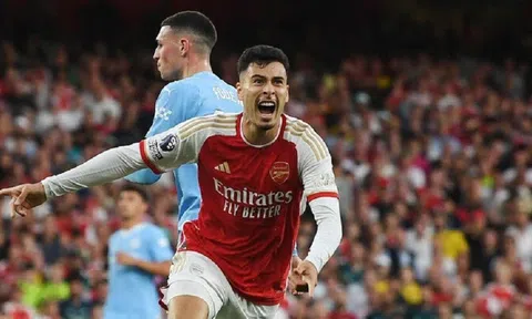 Đánh bại Man City, Arsenal lên vị trí thứ 2 bảng xếp hạng