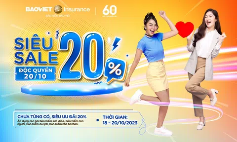 Bảo Việt giảm giá bảo hiểm cho chị em dịp 20/10