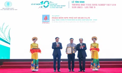 NPK Phú Mỹ: “Thương hiệu Vàng nông nghiệp Việt Nam năm 2023”