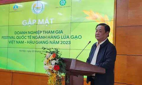 Gặp mặt các doanh nghiệp trước thềm Festival Quốc tế ngành hàng Lúa gạo Việt Nam – Hậu Giang năm 2023