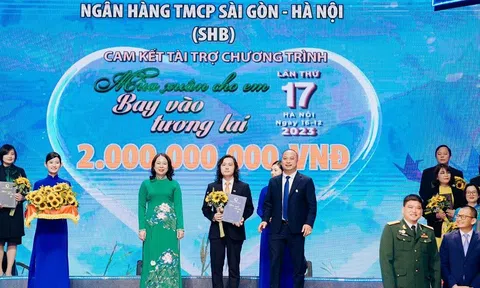 SHB ủng hộ 2 tỷ đồng góp phần mang “mùa xuân cho em” dịp Tết Giáp Thìn