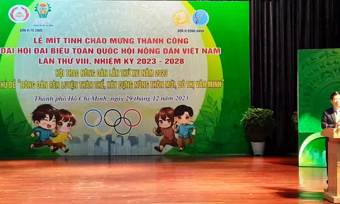 Hội Nông dân TP. Hồ Chí Minh mít tinh chào mừng thành công đại hội toàn quốc Hội Nông dân Việt Nam lần thứ VIII