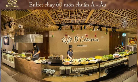 Nhà hàng chay Buffet D'Gemma gieo duyên từ ẩm thực chay