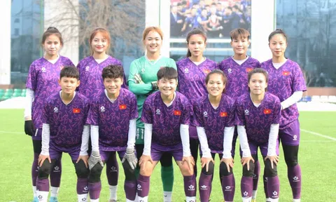 U20 nữ Việt Nam thắng đậm  4-1 chủ nhà Uzbekistan trong trận đấu tập lượt về