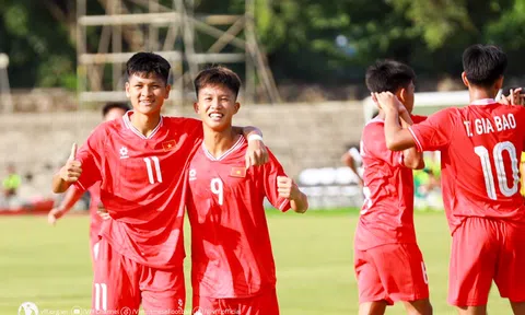 U16 Việt Nam "đè bẹp" U16 Brunei với tỉ số đậm 15-0