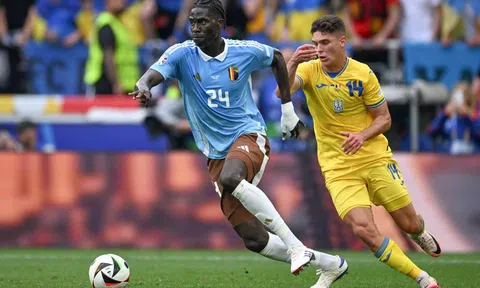 Chia điểm với Bỉ, Ukraine nói lời chia tay EURO 2024