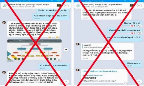 Cảnh báo lừa đảo khi tham gia đầu tư vào sàn chứng khoán giả mạo