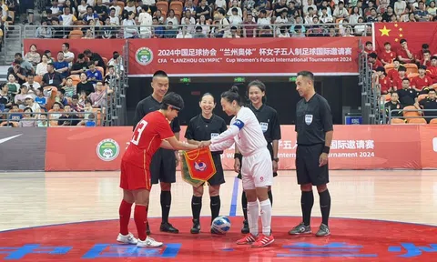 Đội tuyển Futsal nữ Việt Nam thắng đậm chủ nhà Trung Quốc trong trận ra quân