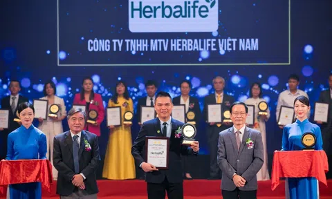 Herbalife Việt Nam đạt Chứng nhận Top 10 Nhãn Hiệu Nổi Tiếng Việt Nam năm 2024