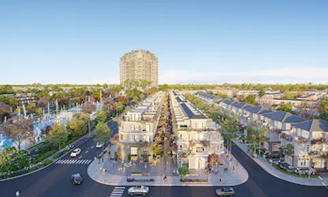 Sức hút từ vị trí ngũ giác kim cương của nhà phố quảng trường đầu tiên tại Nghệ An