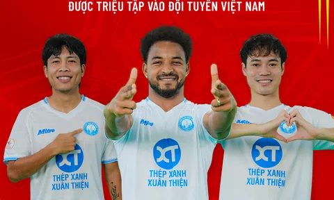 Đội tuyển Việt Nam tăng cường lực lượng với 3 cầu thủ của câu lạc bộ Nam Định