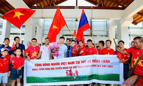 Đội tuyển Việt Nam đã có mặt tại Lào, bắt đầu hành trình tại giải vô địch Đông Nam Á - ASEAN Cup 2024