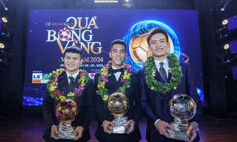 Lễ trao giải Quả bóng vàng Việt Nam 2024 tổ chức tại TP. Hồ Chí Minh