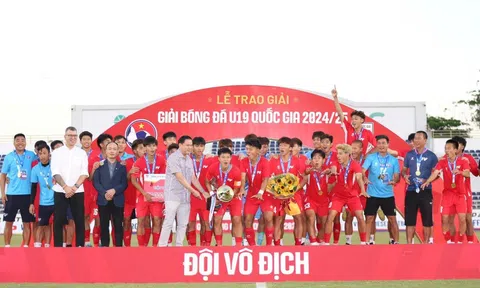 U19 PVF lên ngôi vô địch giải bóng đá Vô địch U19 Quốc gia 2024-2025