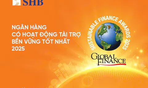 SHB năm thứ ba liên tiếp được vinh danh Ngân hàng Việt Nam có hoạt động Tài trợ Bền vững tốt nhất