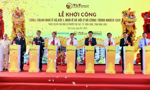 T&T Group khởi công xây dựng 2 công trình nhà ở xã hội tại Vĩnh Long
