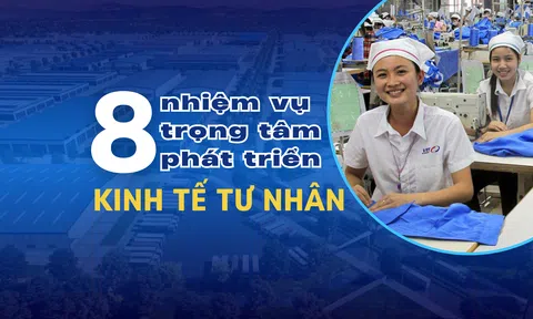 8 nhiệm vụ trọng tâm phát triển kinh tế tư nhân