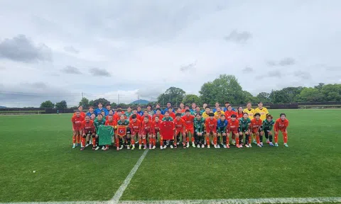 Đội tuyển nữ Việt Nam thắng trận giao hữu đầu tiên trong chuyến tập huấn Nhật Bản