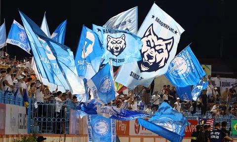 CLB Thép Xanh Nam Định bảo vệ thành công ngôi vô địch V.League 1 trước một vòng đấu