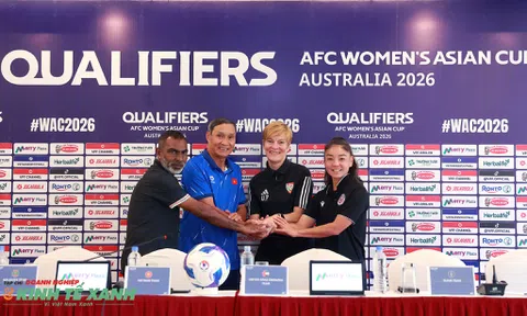 Họp báo trước thềm Vòng loại giải vô địch Bóng đá nữ châu Á 2026 tại Việt Trì, Phú Thọ