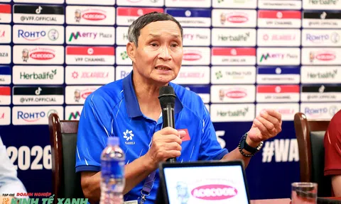 HLV Mai Đức Chung hài lòng về các học trò sau hai trận toàn thắng