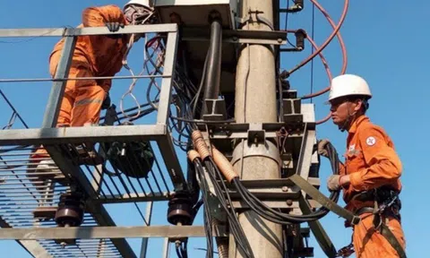 Công nhân điện lực Phú Thọ gồng mình dưới nắng nóng, đảm bảo cấp điện phục vụ nhân dân