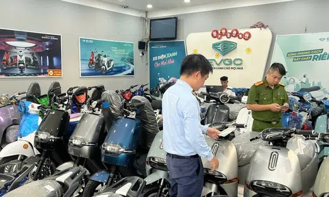 Chuyển hồ sơ vụ việc kinh doanh xe máy điện giả nhãn hiệu cho Công an Hà Nội điều tra, xử lý