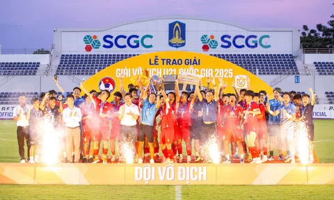 U21 PVF lên ngôi vô địch giải bóng đá Vô địch U21 quốc gia 2025