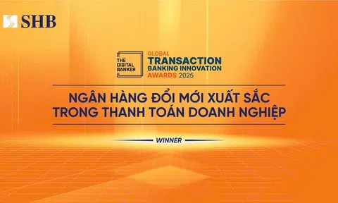Ngân hàng SHB được The Digital Banker vinh danh "Đổi mới xuất sắc trong thanh toán doanh nghiệp"
