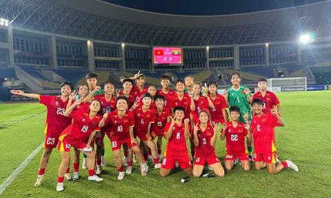 Thắng đối thủ trực tiếp Myanmar, U16 nữ Việt Nam giành vé vào bán kết