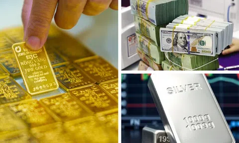 Vàng, USD và bạc đều giảm sau động thái của Fed