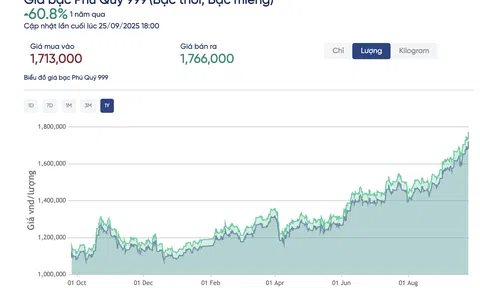 Bạc tăng giá bốc đầu, hiệu suất cao hơn vàng