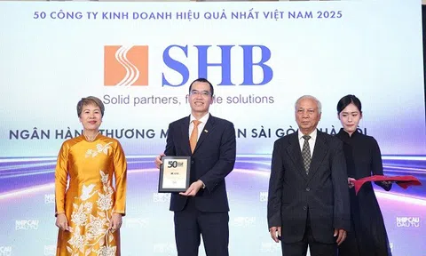 SHB khẳng định vị thế thuộc Top 50 công ty kinh doanh hiệu quả